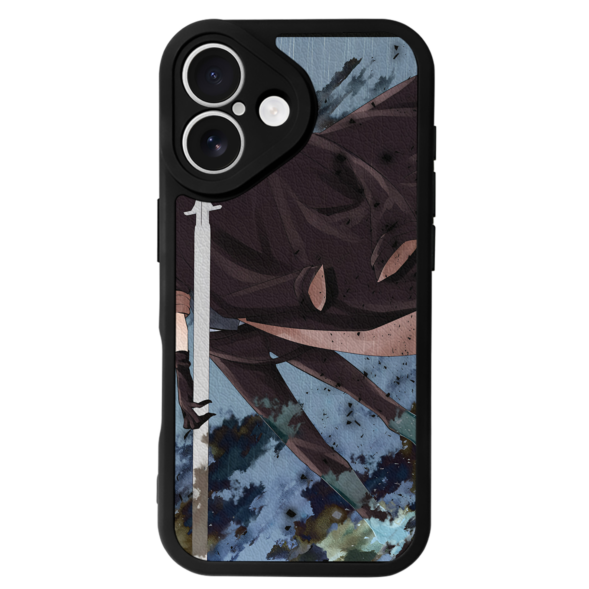 （画像用） 文豪ストレイドッグス Bungo Stray Dogs 【iPhone 16シリーズ対応】シリコンスマホケース（レザー調） 材質：シリコン